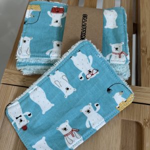 Lot de 7 lingettes lavables