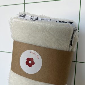 Lot de 7 lingettes lavables