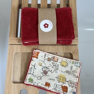 Lot de 7 lingettes lavables